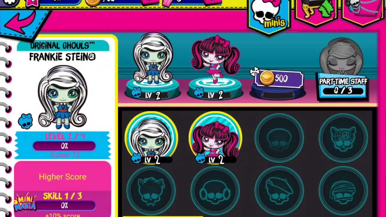 Monster High™ Minis Mania - Android gameplay PlayRawNow