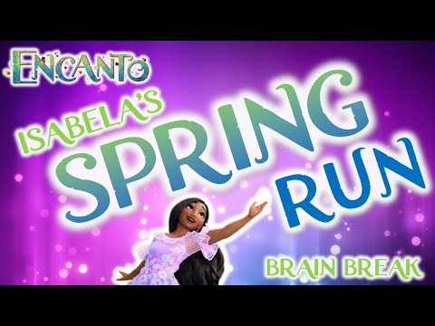 Spring Encanto Run | Encanto Brain Break | Exercise for Kids | GoNoodle Inspired