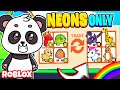 Trading ONLY NEON PETS In Adopt Me! (Roblox Adopt Me)