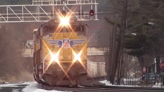 HiDef: 40 Trains on CSX's Mohawk Sub, feat. NS, UP, BNSF & More. 2-18-17.