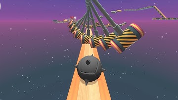 Sky Rolling Ball 3D - All Levels Gameplay Android, iOS #21 ( Level 144 - 147 )