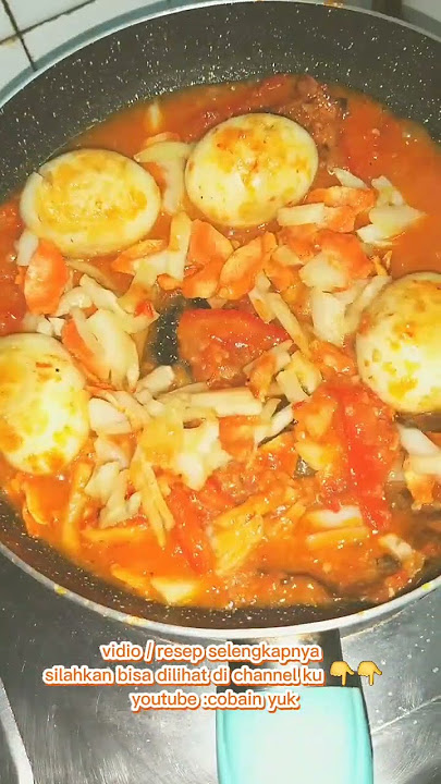 SAMBAL GORENG TELUR KENTANG || menu sederhana rasa istimewa|| resep sambal