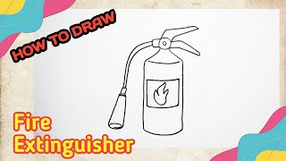 How to draw Fire Extinguisher