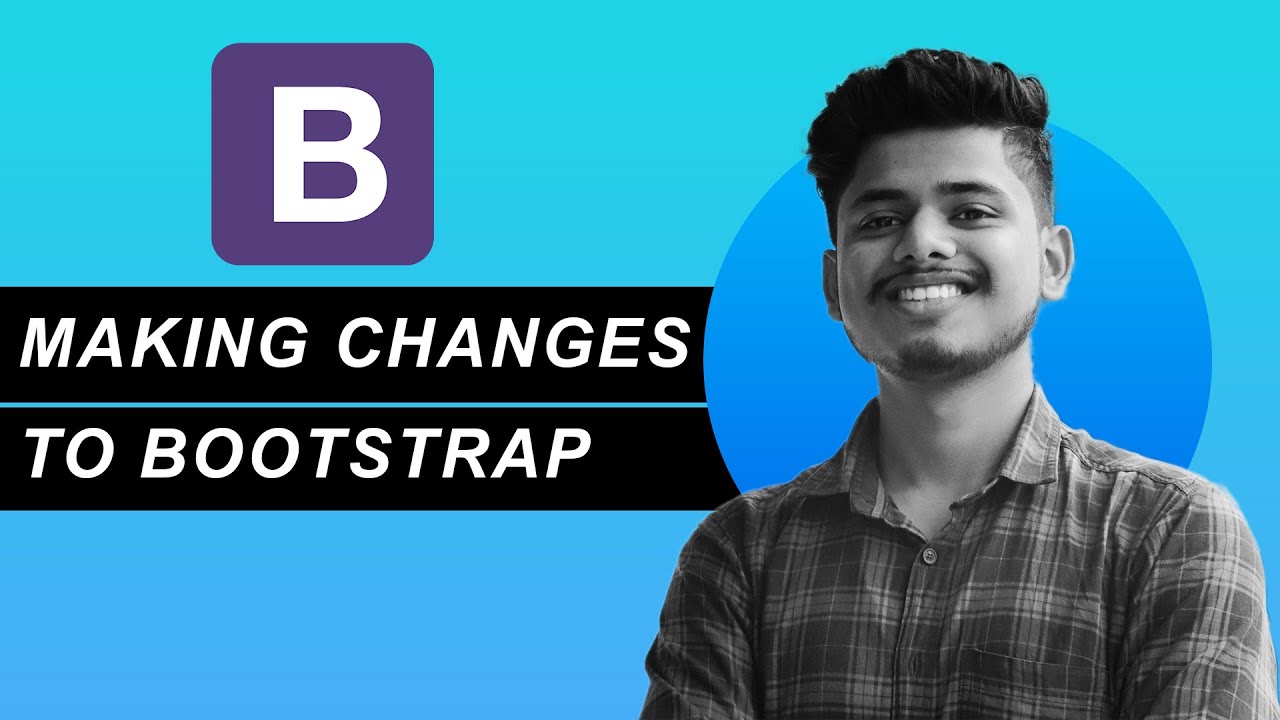 Making Changes to our bootstrap website project - YouTube