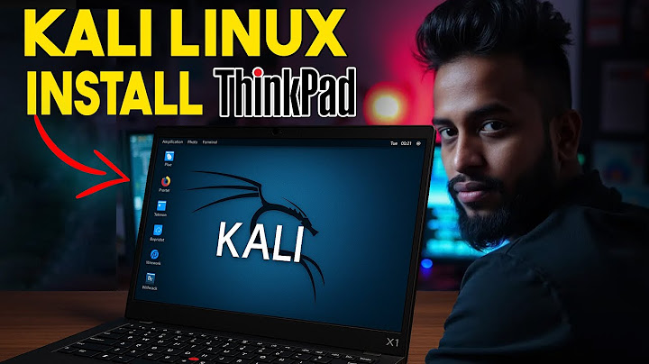 How To Install Kali Linux 2025 On Thinkpad Laptop!