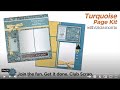 Turquoise page kit assembly