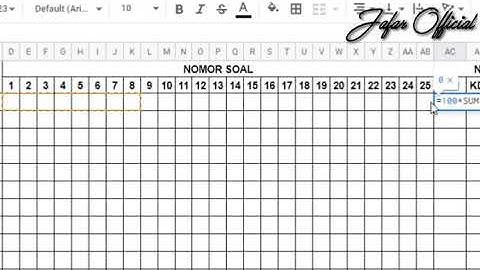 Membuat Soal Ujian Online Nilai Muncul Per KD dengan  Google Form dan  Google Spreadsheet | Part 2
