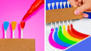 видео: КРУТЫЕ ЛАЙФХАКИ И ГАДЖЕТЫ ДЛЯ РОДИТЕЛЕЙ 📦 Рисуйте как профи 🎨 Поделки для школы от 123GO Like! картинка: КРУТЫЕ ЛАЙФХАКИ И ГАДЖЕТЫ ДЛЯ РОДИТЕЛЕЙ 📦 Рисуйте как профи 🎨 Поделки для школы от 123GO Like!