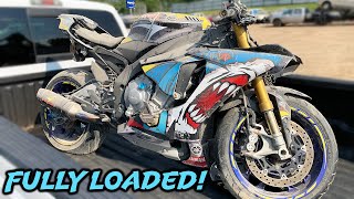 Rebuilding A Wrecked 2016 Yamaha R1M!!!