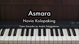 Asmara - Novia Kolopaking | Piano Karaoke by Andre Panggabean