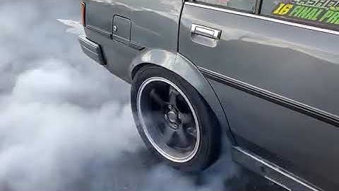 1.5jz swapped Corolla burnout