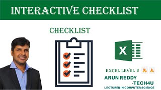 EXCEL LEVEL 2 PART 61 - CHECKLIST