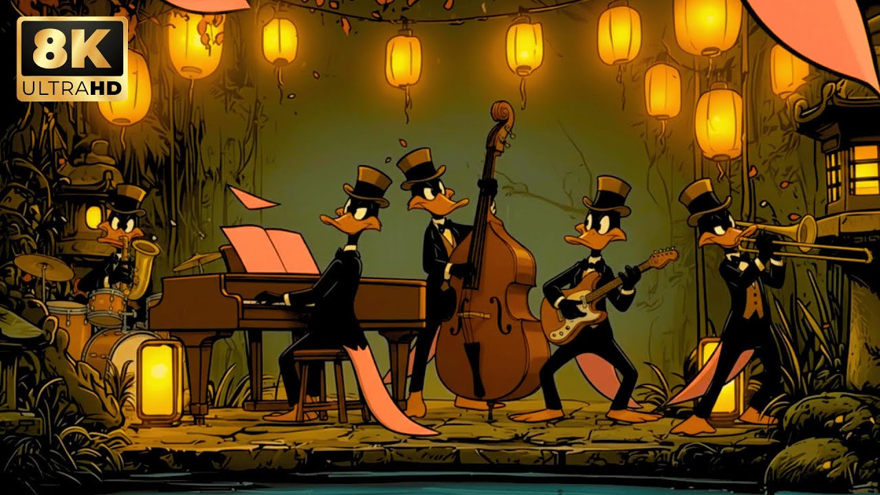 Quiet Night Productivity — Noir Jazz with Warm Bass & Rhodes | Coding and Study Exam Prep