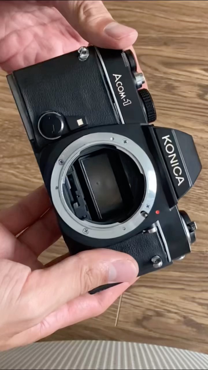 Konica Acom 1 - How it works #filmcamera #filmphotography