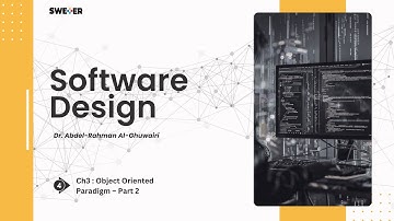 Software Design || Chapter 3 – Object Oriented Paradigm – Part 2