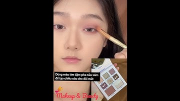 Trang điểm mắt tone hồng tím nhẹ nhàng nhưng cực cuốn hút với phấn mắt Joocyee và mascara Kato