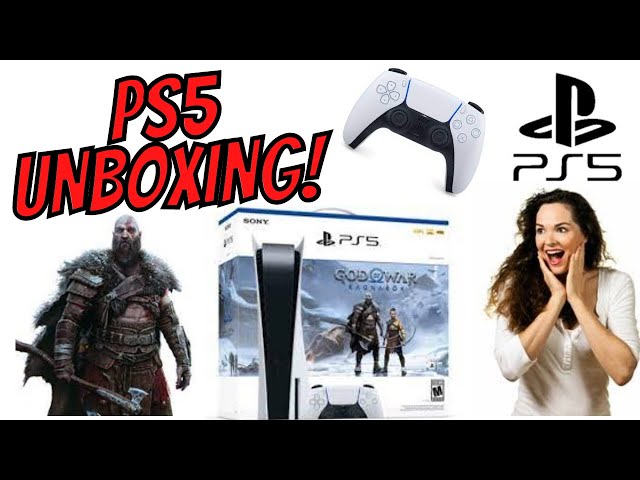 PS5 Digital God of War Ragnarök Console Bundle Unboxing, Setup and Review 