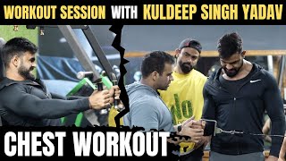 Chest Workout with Kuldeep singh yadav | Pawam Chechi | Arun Amrit