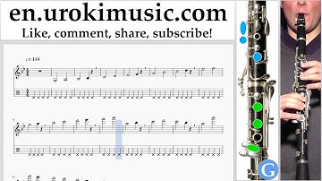 How to Play Clarinet P!nk - What About Us Tabs Part#1 exercises, scales um-i352