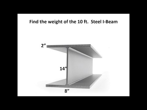 Video: To help the builder: the weight and size of the I-beam