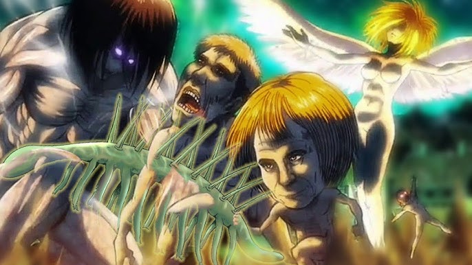 Shingeki no Kyojin: Comparación de TAMAÑO de los TITANES 