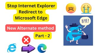 ie redirects to edge fixed super easy | how to use internet explorer based sites in microsoft edge