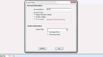 TradeLog: Create New Data File
