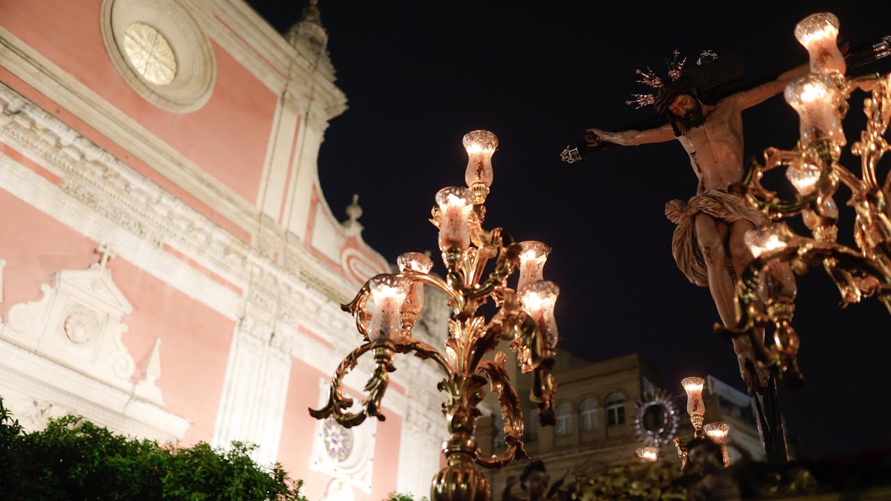 El Cristo de los Desamparados por Francos - Plaza del Salvador | Sábado de Pasión 2024