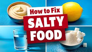 Four Ways To Make Food Less Salty