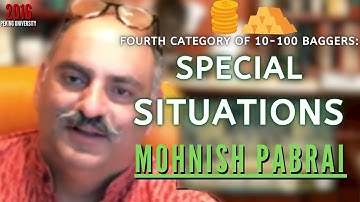 Mohnish Pabrai on Fourth Category of Potential 10-100 Baggers. | Peking University 2016【C:M.P Ep.93】