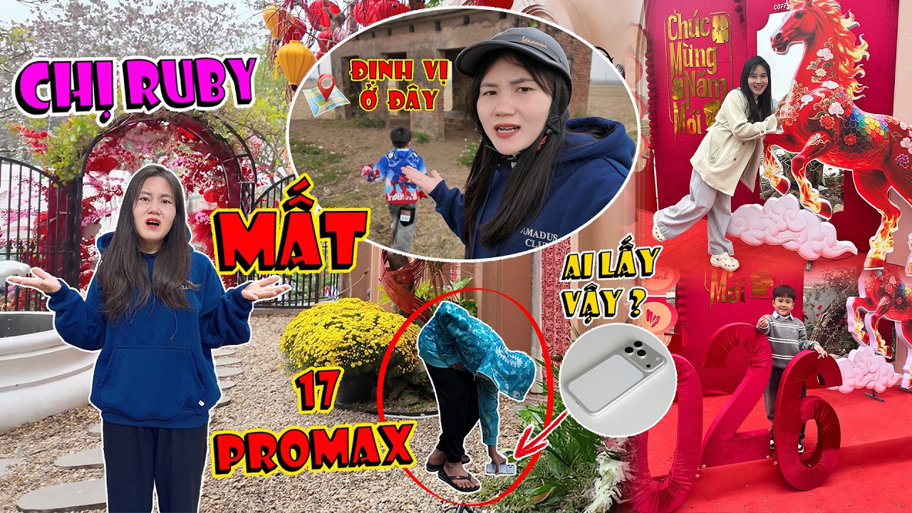 Chị Ruby Đưa Minh Trí Đi Chụp Ảnh Tết - Bất Cẩn Làm Mất Điện Thoại 17 Promax | Minh Trí Family