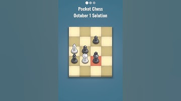 Pocket Chess October 1 Solution