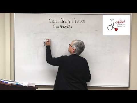 CMA Apothecary Drug Dosages 