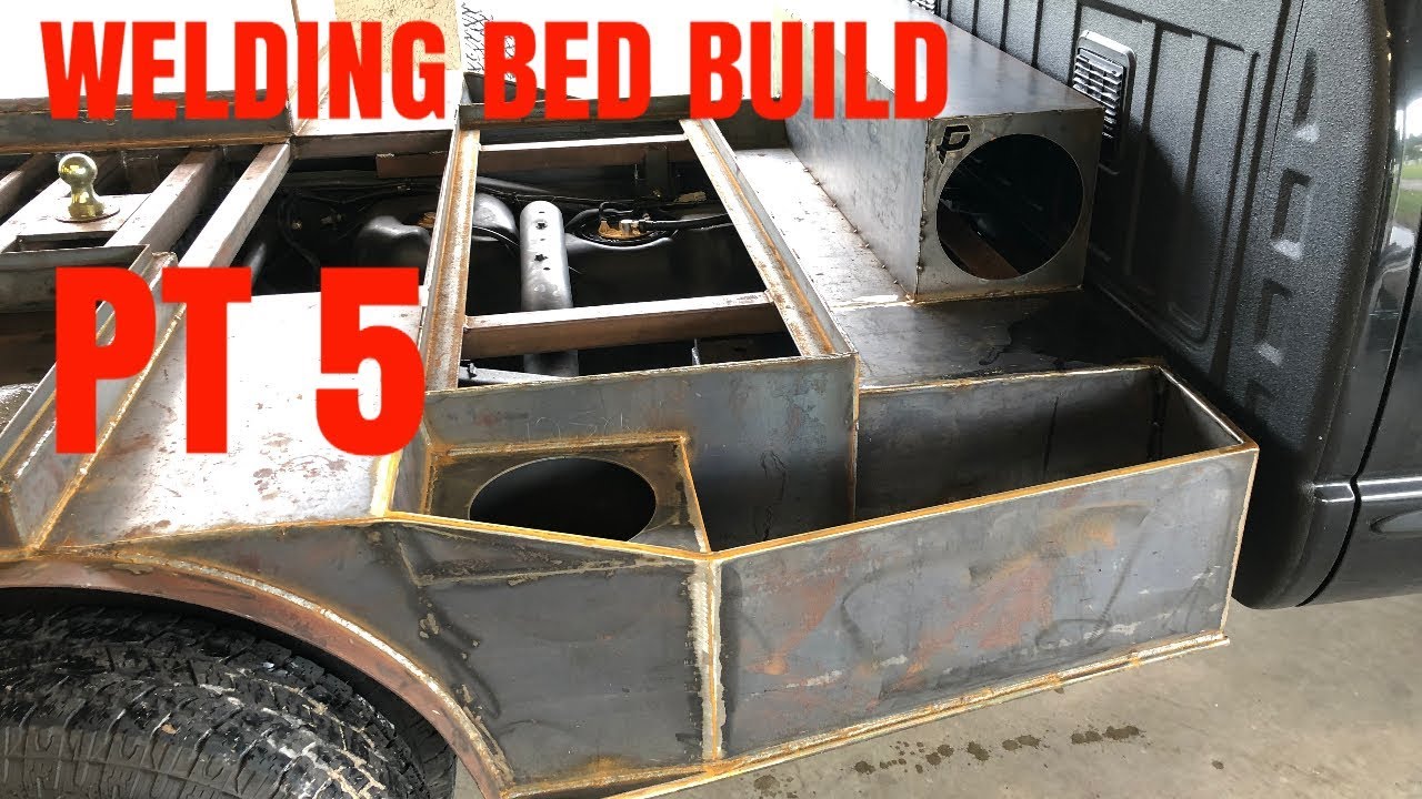 Welding Bed Build Pt 5 Youtube