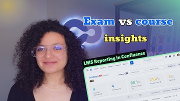 Easy Confluence LMS reports: Smart Courses edition "course vs exam insights"