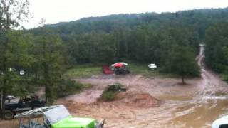 Mountainside 2 M151 Army Jeep climbs hill
