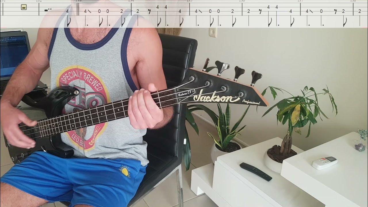 The Police - Message In A Bottle Bass Cover with TABS on screen The Police - Message In A Bottle Bass Cover with TABS on screen