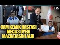 Düzce&#39;de Cam Kemik Hastası Esat Balcı Seçimi Kazandı!