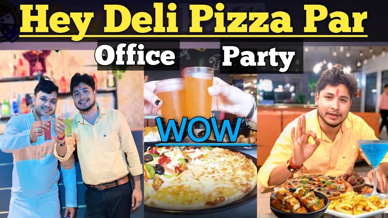 🍕Hey Deli Pizza Par Office Party Wow 😍