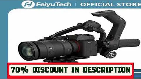 A must-have product! FeiyuTech Official Feiyu SCORP-C 3-Axis Handheld Gimbal Stabilizer Handle Gri