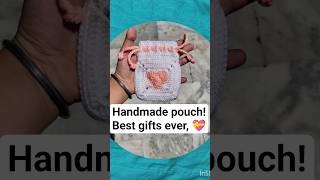 Wait for the glow up... granny square pouch transformation! ✨🌸 #crochet #handmade#grannysquare pouch