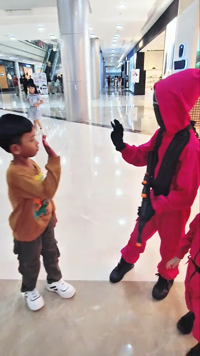 🔴 Mas @AlthaffDevanka meet with new Friend from Depok Mas Nabil & dek Shannum 🥰😍 #squidgame3