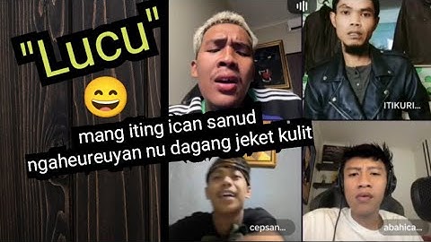 LUCU MANG ITING ABAH ICAN CEPSANUD NGAHEUREUYAN ITIKURIH JAKET KULIT DI PK TIKTOK
