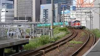 関西本線8075列車（南松本～塩浜）DD51-1028+DF200-222+タキ