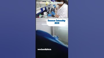 Summer Internship 🧑‍🔬🥼#research #science #2025 #internship #shorts #biotechnology #ytshorts