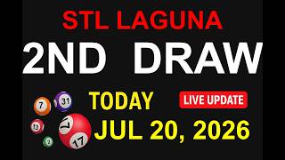 STL Laguna 2nd  Draw Results - JUL 20, 2026  (LIVE UPDATE)