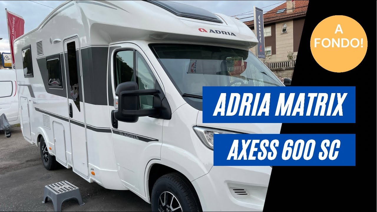 A fondo. Cama isla en 7m con mucho espacio! | Adria Matrix Axess 600 SC