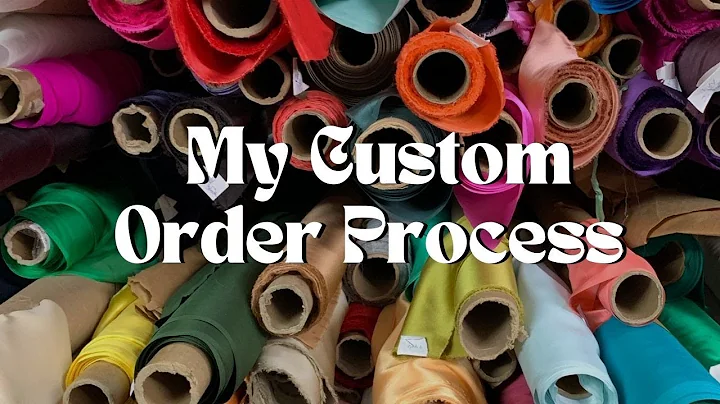 My Custom Order Process as a Sustainable Fashion Designer || Vaed by VA