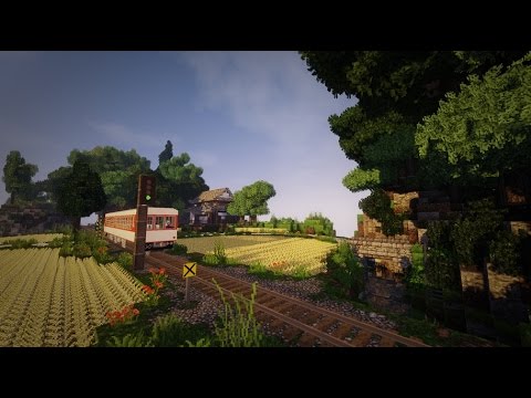 Minecraft 繋げて遊ぼう 鉄道modでジオラマクラフト Part1