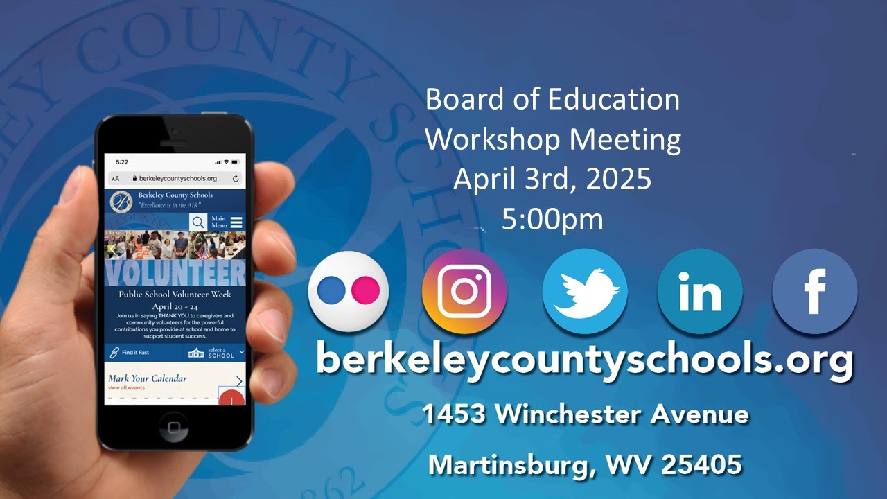 Board of Education Workshop Meeting 4/3/25 - YouTube